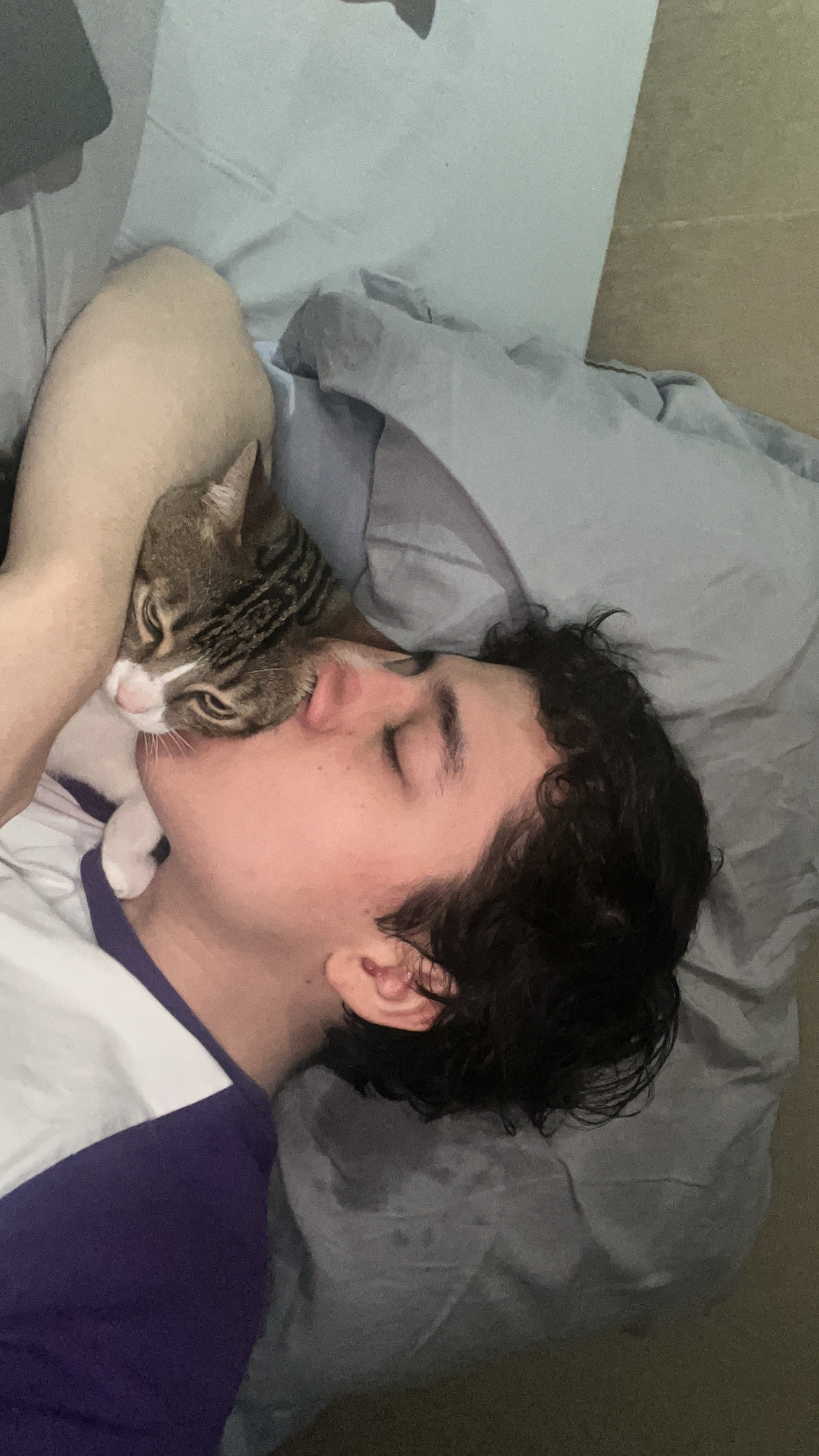 Shem acurrucado conmigo